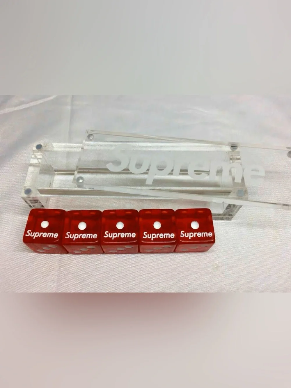 Supreme branded red